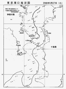 東京湾口海況図(2008/05/27)