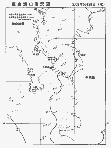 東京湾口海況図(2008/05/28)