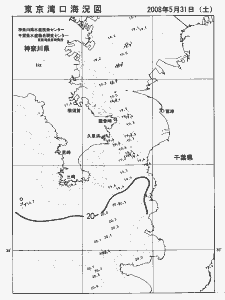 東京湾口海況図(2008/05/31)