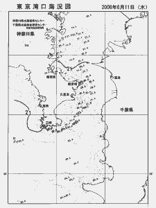 東京湾口海況図(2008/06/11)