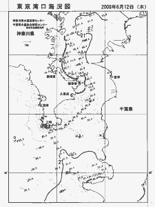 東京湾口海況図(2008/06/12)