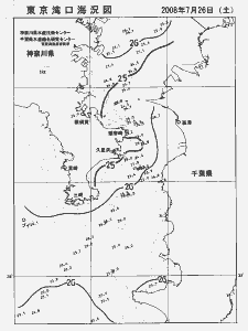 東京湾口海況図(2008/07/26)