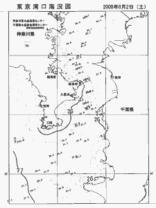 東京湾口海況図(2008/08/02)