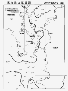 東京湾口海況図(2008/08/30)