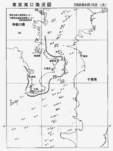 東京湾口海況図(2008/09/16)