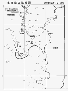 東京湾口海況図(2008/09/17)