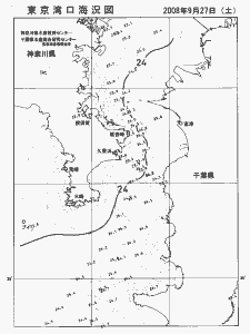 東京湾口海況図(2008/09/27)