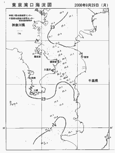 東京湾口海況図(2008/09/29)