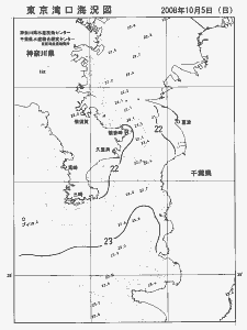 東京湾口海況図(2008/10/05)