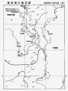東京湾口海況図(2008/11/10)