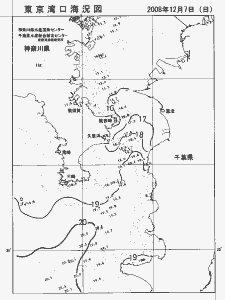東京湾口海況図(2008/12/07)