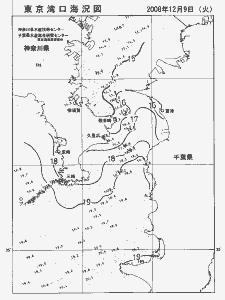 東京湾口海況図(2008/12/09)