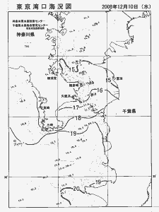 東京湾口海況図(2008/12/10)