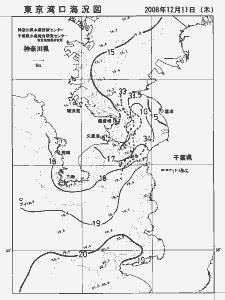 東京湾口海況図(2008/12/11)