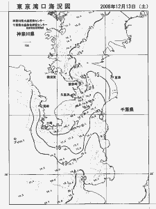 東京湾口海況図(2008/12/13)