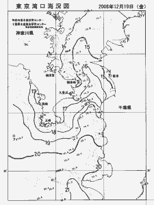 東京湾口海況図(2008/12/19)