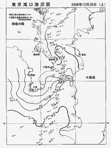 東京湾口海況図(2008/12/20)
