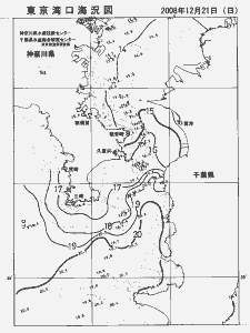 東京湾口海況図(2008/12/21)