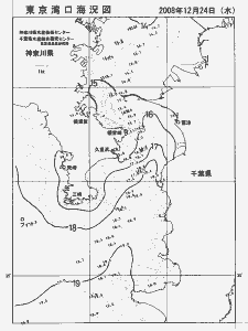 東京湾口海況図(2008/12/24)
