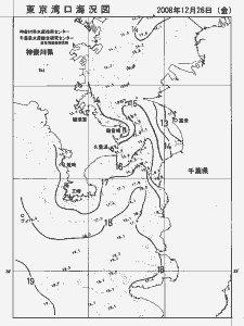 東京湾口海況図(2008/12/26)