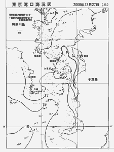 東京湾口海況図(2008/12/27)