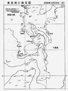 東京湾口海況図(2008/12/29)