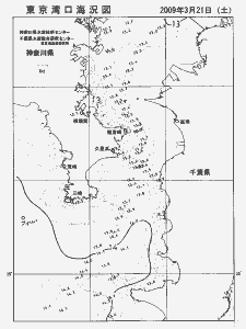 東京湾口海況図(2009/03/21)