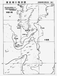 東京湾口海況図(2009/05/06)