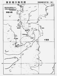 東京湾口海況図(2009/05/07)