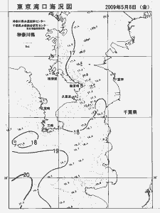 東京湾口海況図(2009/05/08)