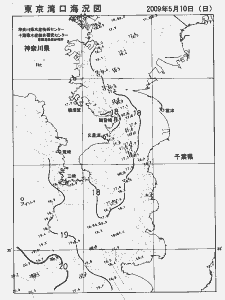 東京湾口海況図(2009/05/10)