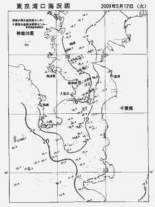 東京湾口海況図(2009/05/12)
