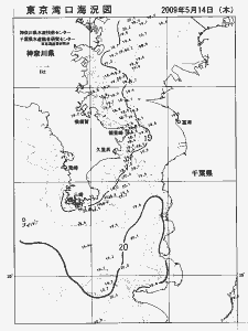 東京湾口海況図(2009/05/14)