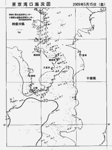 東京湾口海況図(2009/05/15)