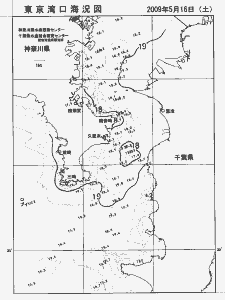東京湾口海況図(2009/05/16)
