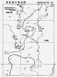 東京湾口海況図(2009/05/27)