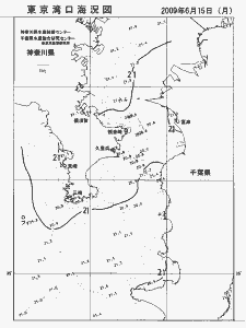 東京湾口海況図(2009/06/15)