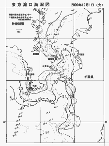 東京湾口海況図(2009/12/01)