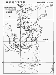 東京湾口海況図(2009/12/02)
