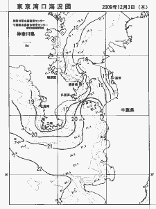 東京湾口海況図(2009/12/03)