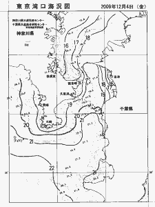 東京湾口海況図(2009/12/04)