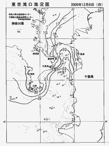 東京湾口海況図(2009/12/06)