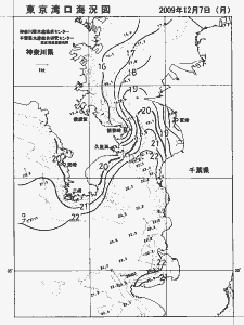 東京湾口海況図(2009/12/07)