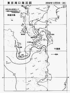 東京湾口海況図(2009/12/09)