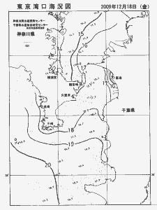 東京湾口海況図(2009/12/18)