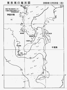 東京湾口海況図(2009/12/20)