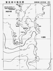 東京湾口海況図(2009/12/28)