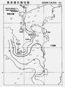 東京湾口海況図(2009/12/29)