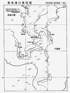 東京湾口海況図(2010/01/28)