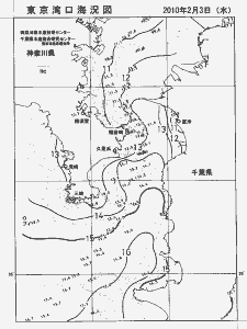 東京湾口海況図(2010/02/03)